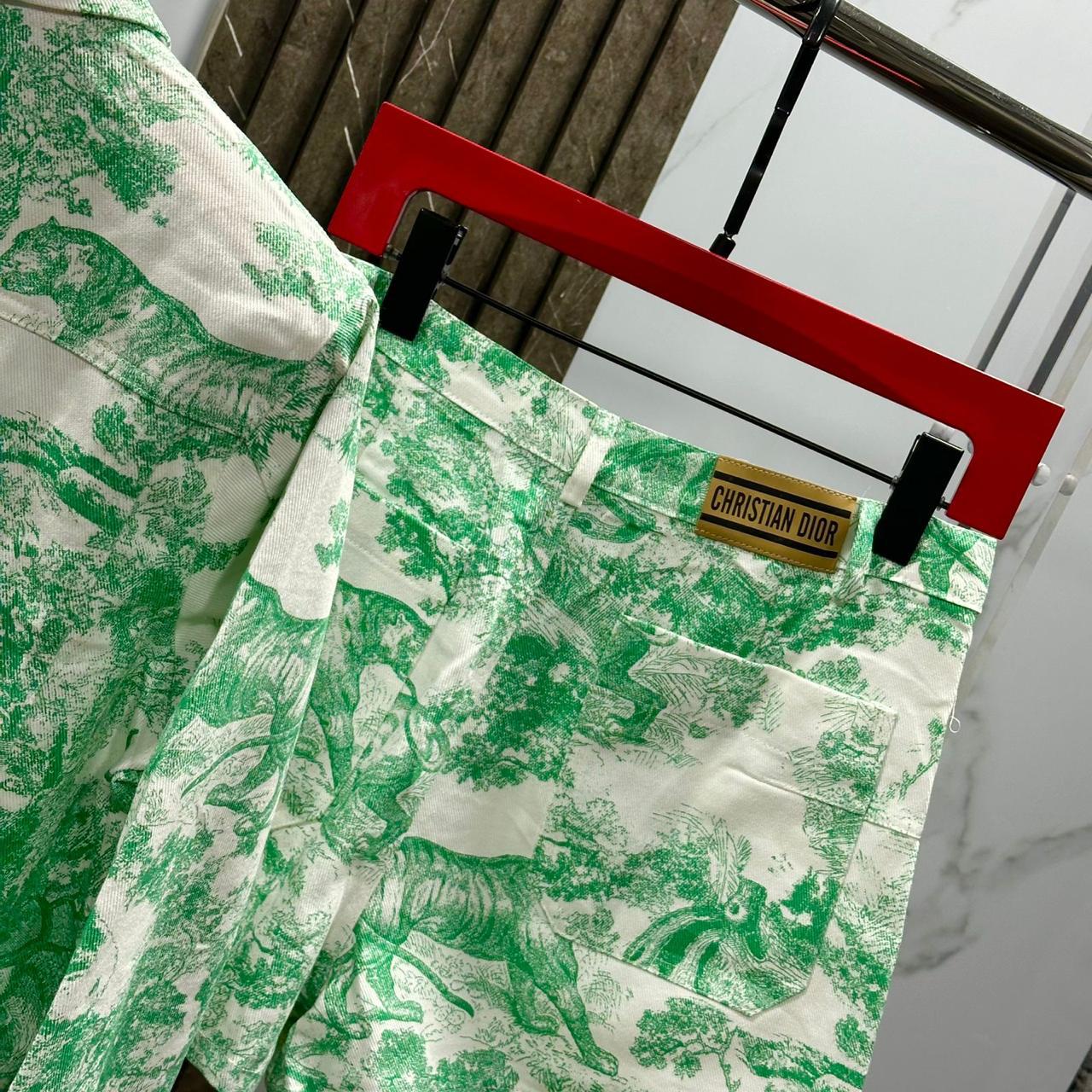 Set de lujo verde marfil