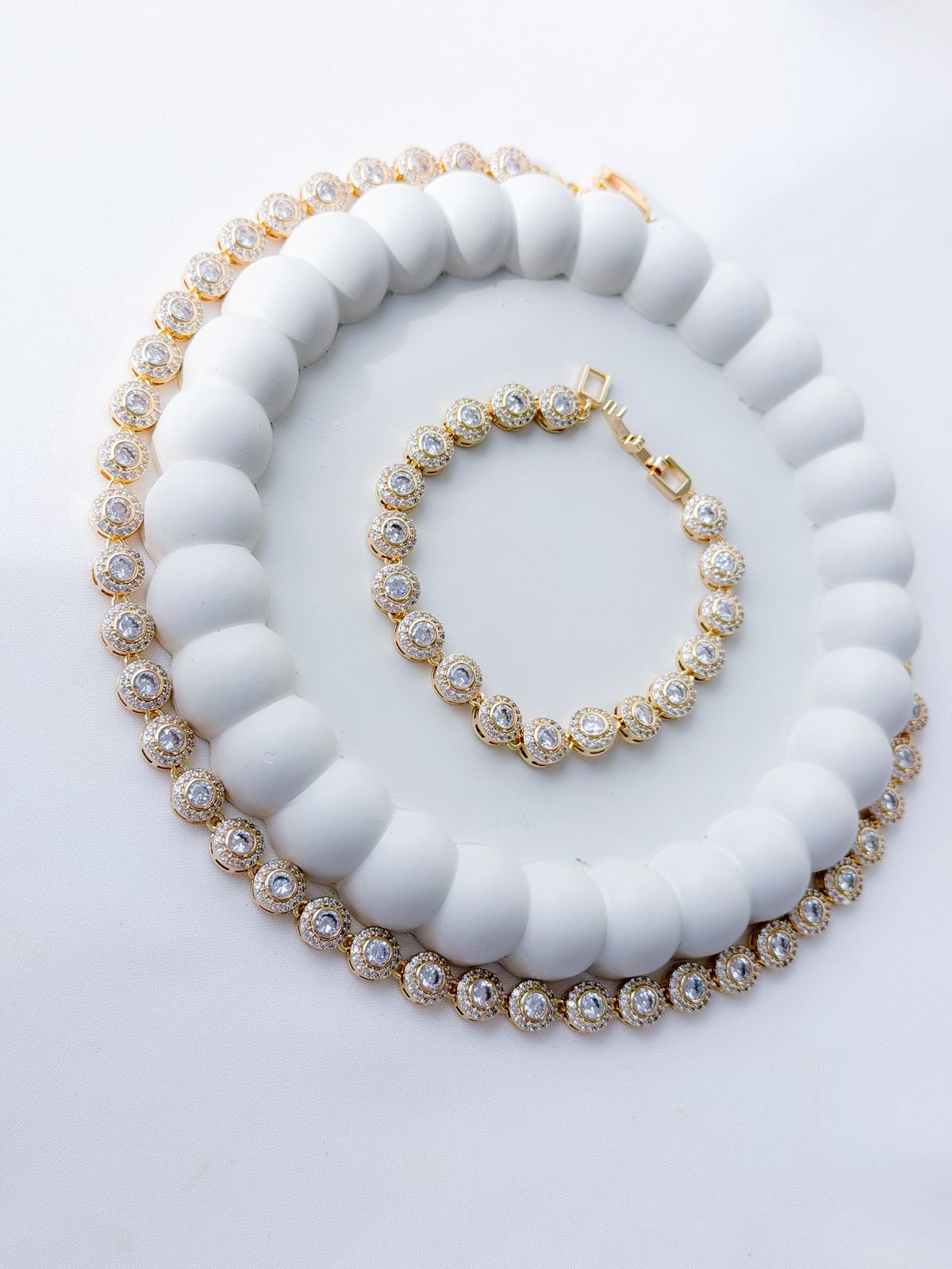 SET COLLAR PULSERA Y ARETES